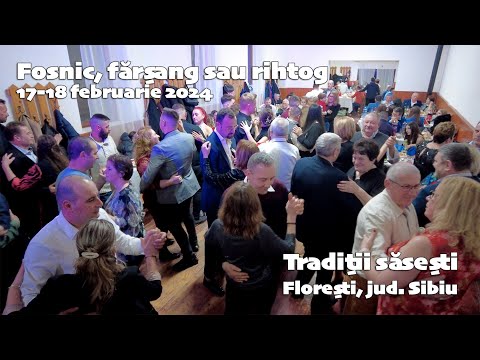 Fosnic, fărșang sau rihtog în Florești (Felsendorf sau Felța) | jud. Sibiu februarie | 2024