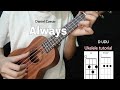 Always - Daniel Caesar (Ukulele tutorial /Easy Chords with lyrics)