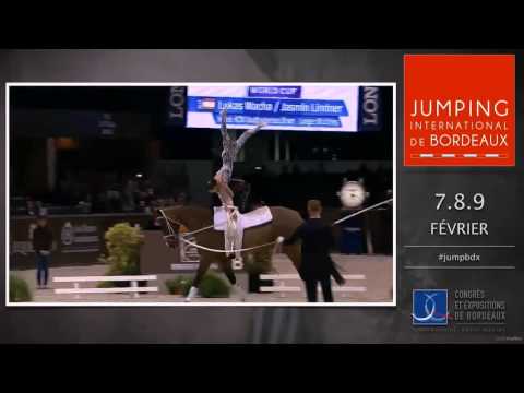 Vaulting - Jasmin Linder & Lukas Wacha - FEI Worldcup Final Bordeaux 2014 - Rank 1