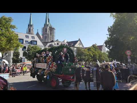 Einzug der Wiesnwirte (Offride) Video Oktoberfest München 2019