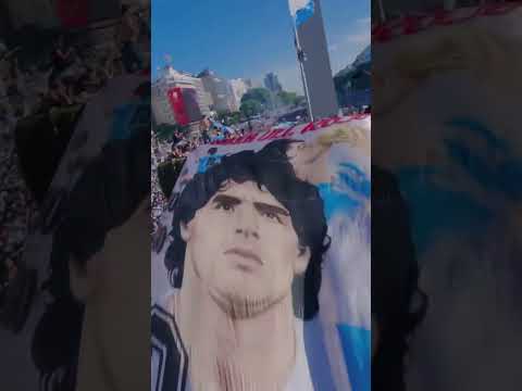 Most Clouded World Cup Winner celebration Argentina