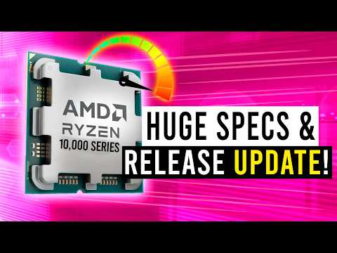 Ryzen 10950X3D Is INSANE! Zen 6 Performance, Specs Release Update