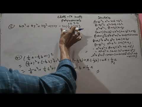 Class 9 Maths Chapter 2 Polynomials, Exercise 2.4