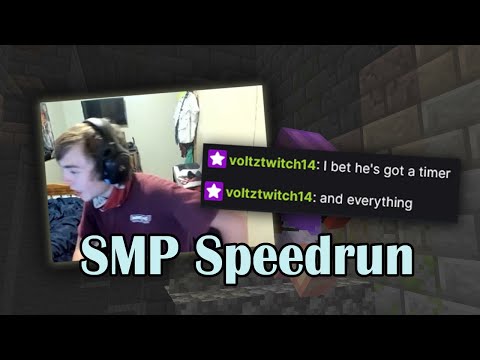 Joining a streamer's SMP as an Undercover Speedrunner