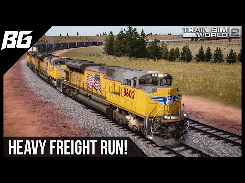 THIS IS SO HEAVY! | Train Sim World 2 | Sherman Hill: Cheyenne - Laramie (PC)