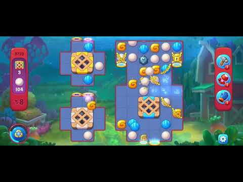 @Fishdom Hard Level 9720 Win without Power Ups.