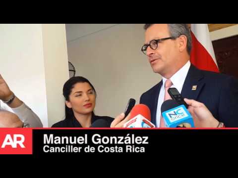 Canciller de Costa Rica, Manuel González, sobre traslado de cubanos