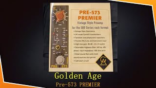 Video thumbnail for Golden Age Pre 573 Premier Mic Pre Amp by Twin Creek Audio