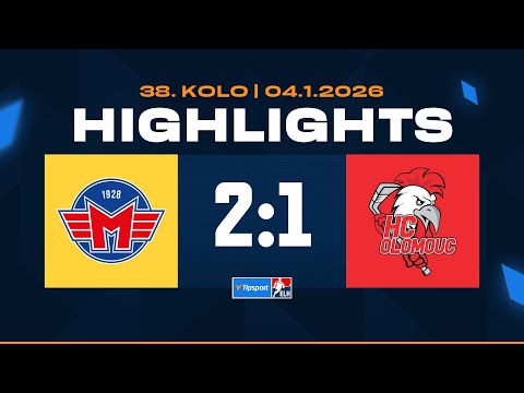 Highlights | Banes Motor Č. Budějovice vs. HC Olomouc 2:1 | 04.01.2026