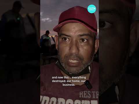 Venezuelan father digs through rubble to find missing daughters after deadly earthquake