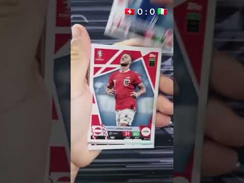 🇨🇭Schweiz vs Italien🇮🇹 #matchattax #euro2024 #football #uefa #soccer #clips #shorts #italy #unboxing