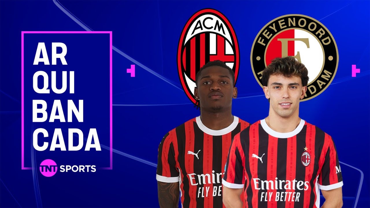 MILAN X FEYENOORD (NARRAÇÃO AO VIVO) | PRIMEIRA FASE DO MATA-MATA | VOLTA | CHAMPIONS LEAGUE