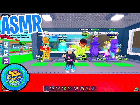 ASMR Roblox Steal a Brainrot Bruno Mars Event Admin Abuse 😴 Gum Chewing 🎮🎧 Controller Sounds 💤