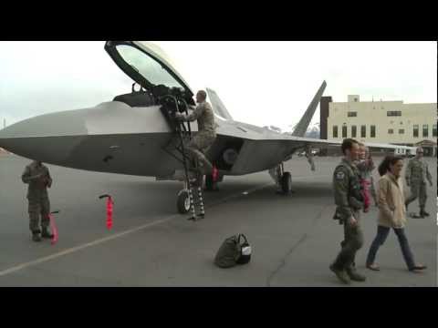 3rd Wing F-22A Raptor Tail #10-4193 & 525th FS F-22A Raptor Tail #10-4195 Arrive at JBER