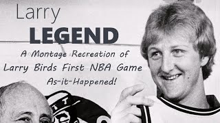 Larry Birds First Game - a montage of the Johnny Most broadcast with Rare Videos & Images matched up