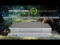 SANYO VIDEO CASSETTE RECORDER AND PLAYER WITH TUNER SLIM LIGHT WEIGHT DESIGN VWM 950 PRODUCT DEMO