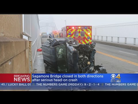 Head-On Crash Shuts Down Sagamore Bridge