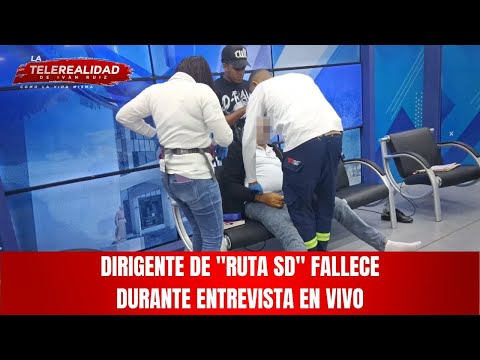 Leader of "Ruta SD" dies during live interview.