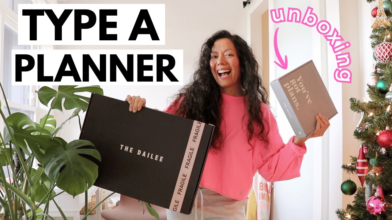 The Dailee Planner Unboxing and Walkthrough 2026 (Type A Daily Planner and Monthly Fridge Calendar)