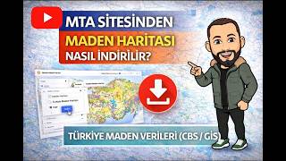 MTA Sitesinden Maden Haritası Nasıl İndirilir? | Türkiye Maden Veriler