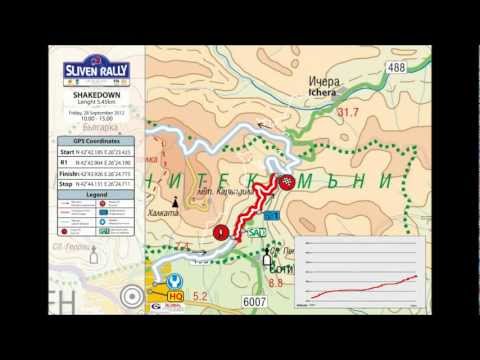 IRC Rally Sliven 2012 Maps