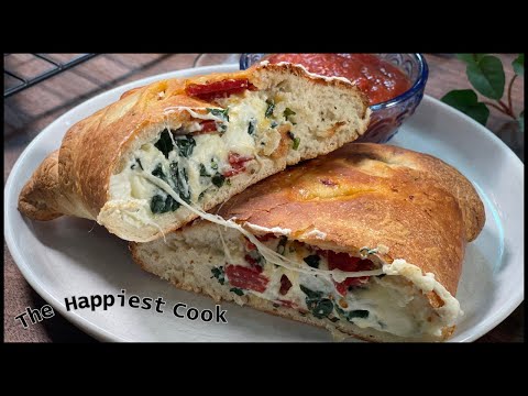 NYC Calzone | Spinach, Pepperoni & Ricotta Cheese