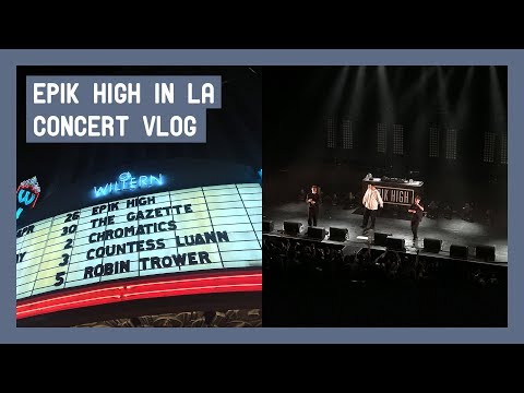 Vlog ♡ Epik High in Los Angeles ♡ #epikhightour2019