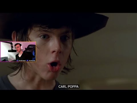 Chandler Riggs (Carl Grimes) reacts to BLR's The Walking (And Talking) Dead. (And Carl Poppa)