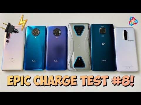 Mi 10 Pro v Redmi K30 Pro v K30 Pro Zoom v Black Shark 3 Pro v Mate 20X 5G v X2 Pro - CHARGE TEST 8!