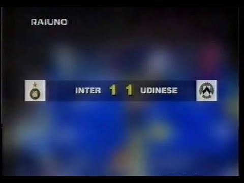 1996-97 (18^ - 26-01-1997) INTER-Udinese 1-1 [P.Poggi,Djorkaeff(R)] Servizio 90°Minuto Rai1