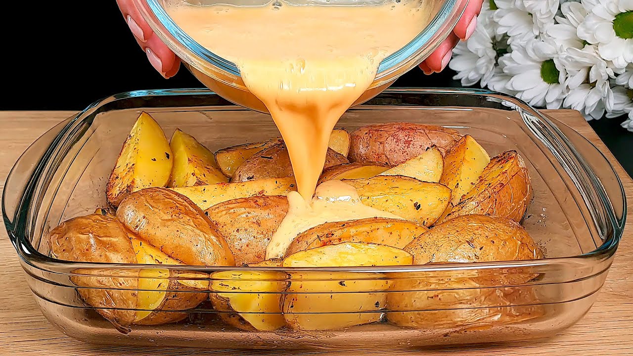 Potatoes and eggs! It's unbelievable, it's so delicious, you'll cook it every day.