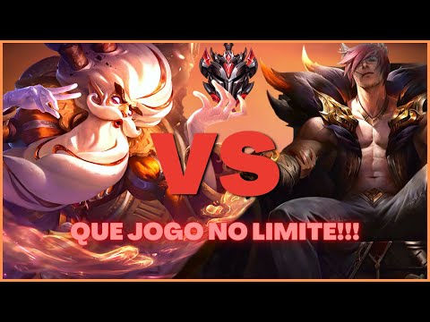 QUE JOGO NO LIMITE!!! | ZILEAN TOP Vs SETT | GAMEPLAY NO GRÃO-MESTRE | League Of Legends |