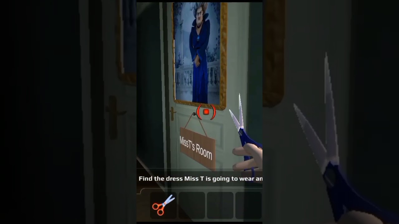 Scary Teacher 3D | Cut the Miss T dress. #scaryteacher3d  #LevelUpGamer #prank #funny #shorts