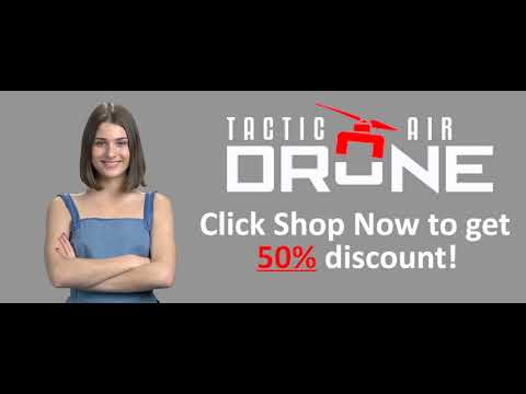 Tactic Air Drone® - Foldable 4K Drone - "Best Drone Ever"