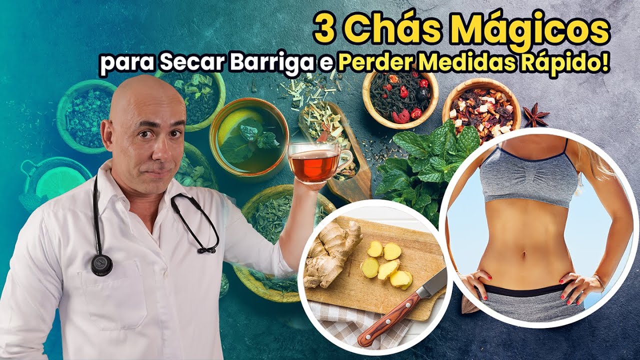 3 Chás Mágicos para Secar Barriga e Perder Medidas Rápido! | Dr Dayan Siebra