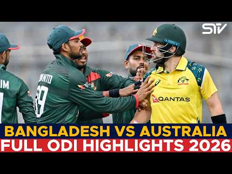 Bangladesh Take On Australia🔥 | 1st ODI Full Highlights | 2026 ODI Series | M9K1K