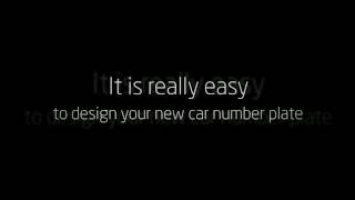 Personalise your Car Number Plate!