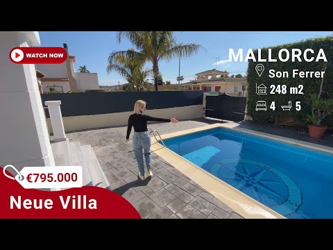 #Ferienhaus auf #Mallorca | Schöne Villa neben dem Park in Son Ferrer HAUSTOUR