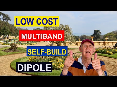 Simple Low Cost HF Multi-band Dipole for Ham Radio Operation