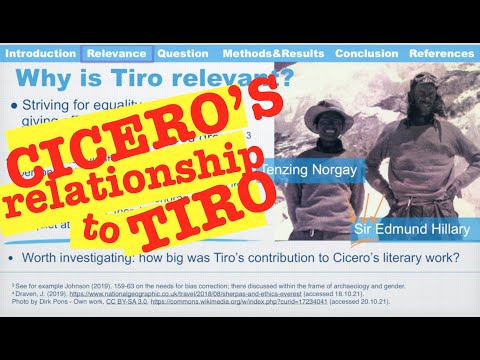 B193030 A relação de Cícero com Tiro