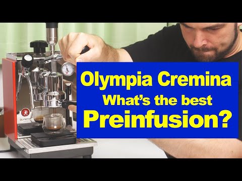 I tried 4 Preinfusion profiles for espresso. How was it? (Olympia Cremina)