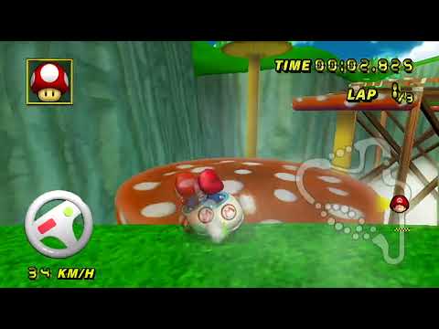 【MKW WR】 Mushroom Gorge (Glitch) - 20.132 - Bryce
