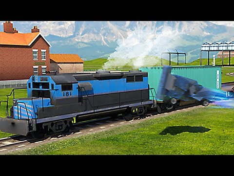 Robo Car Transform: Train Transport Smart Crane 3D - Level 8