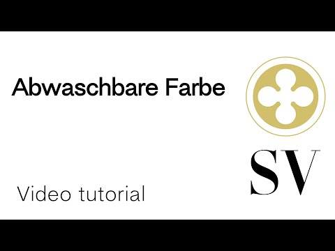 Abwaschbare Farbe by Stucco Veneziano Shop | Video Tutorial 2025