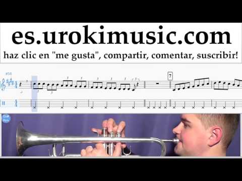 Como Tocar Trompeta Shakira Can't Remember to Forget You Parte#1 Clases Notas Musicales Tutorial