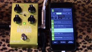 Video thumbnail for Source Audio VERTIGO TREMOLO one series multi effect with iPhone Neuro App by gearmanndude