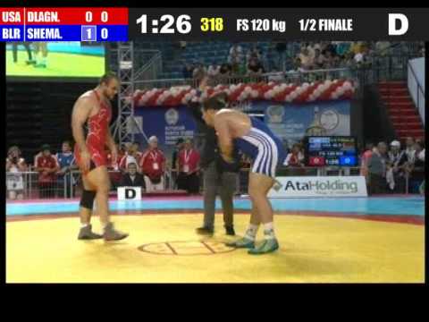 120kg - Alexei Shemarov (BLR) vs Tervel Dlagnev (USA) 2011 world championship