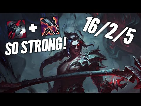 NEW SEASON 11 RED KAYN IS OP! INSANE HEALING AND DAMAGE WITH GOREDRINKER! - League Of Legends
