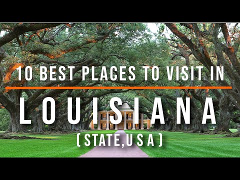 10 melhores lugares para visitar em Louisiana, EUA | Vídeo de viagem | Guia de viagem | SKY Travel