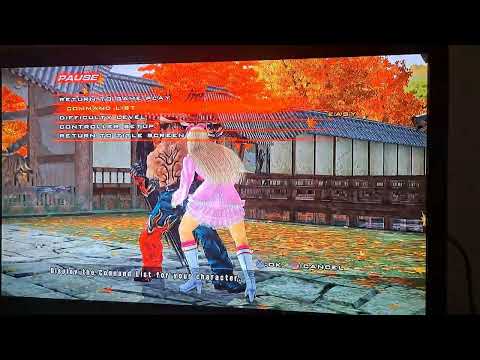 Tekken 5 Dark Ressurection  Devil Jin Stonehead Throw on Lili Alternate Ryona